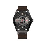 CURREN 8301 PU Leather Quartz Watch for Men – Dark Brown