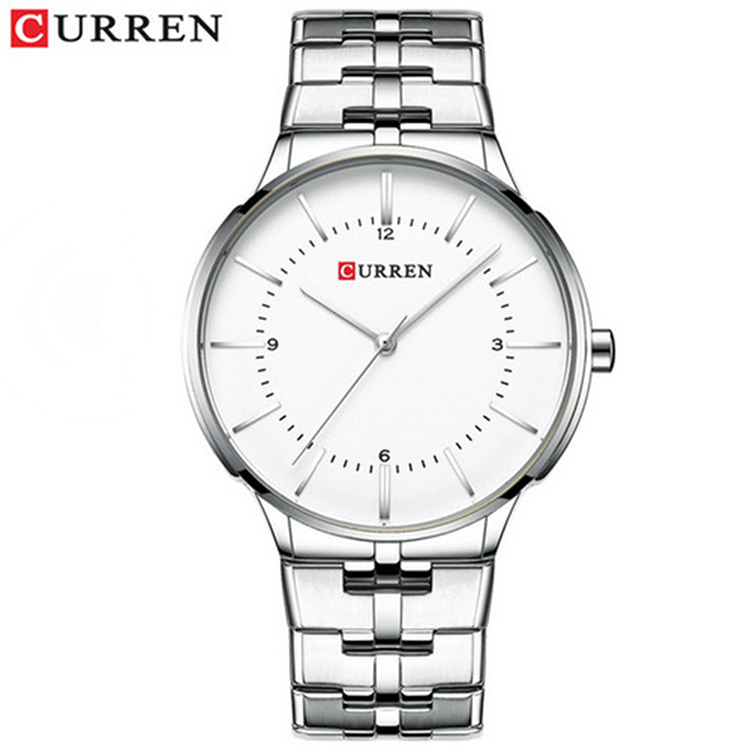 CURREN 8321 Quartz Watch for Men – Silver