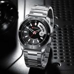 CURREN 8344 Stainless Steel Watch for Men – Silver & Black