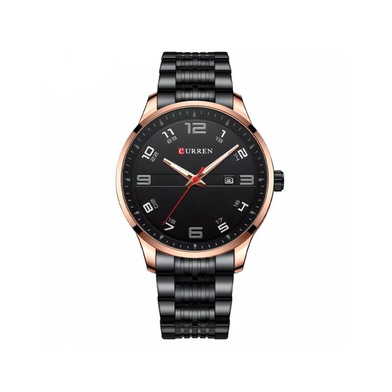 CURREN 8411 Quartz Watch for Men – Black