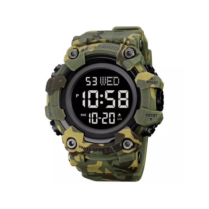 SKMEI 1968 Large Dial Digital Sports Men's Watch - Camouflage