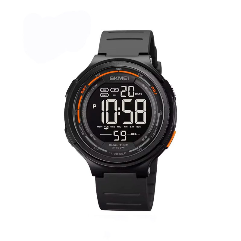 SKMEI 1841 LED Waterproof Men's Watch-Black