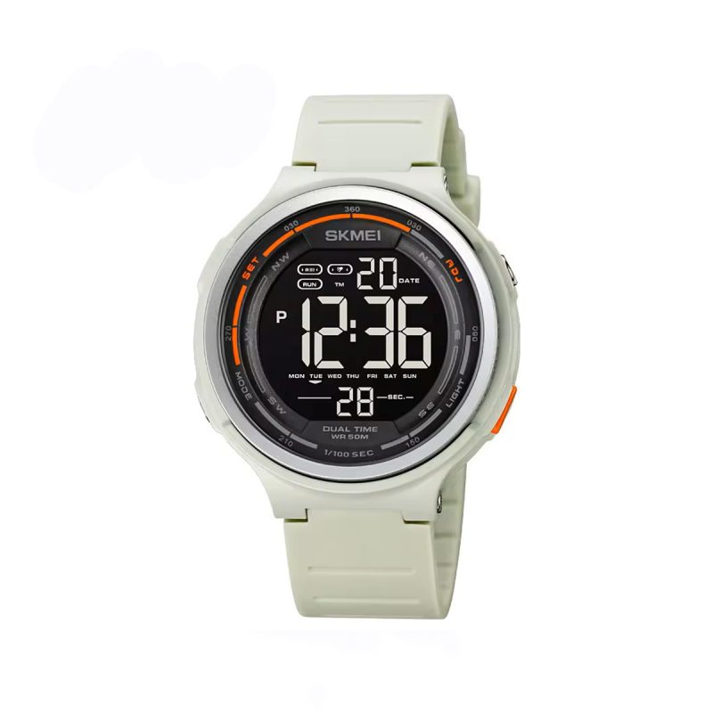 SKMEI 1841 Sports Waterproof Men's Watch-White