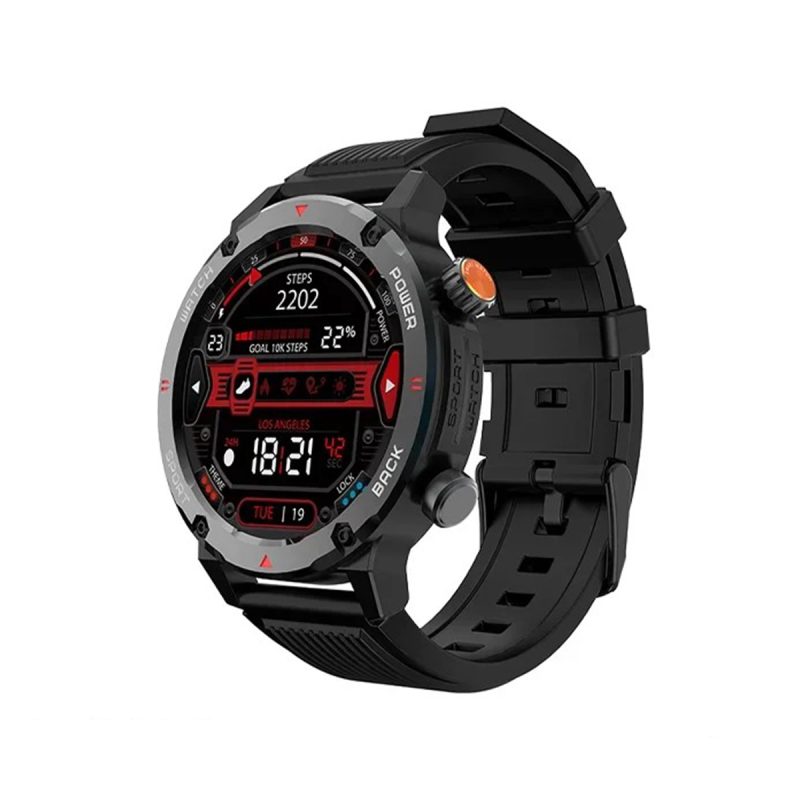 Imilab Imiki D2 rugged Calling AMOLED Display Smartwatch-Black