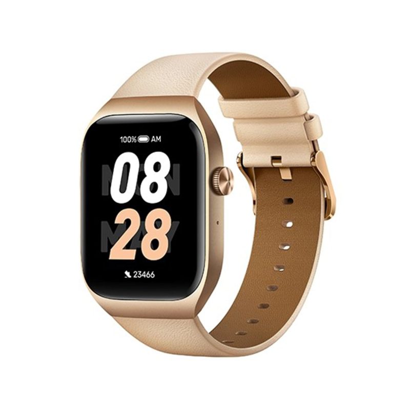 Mibro T2 Calling Smart Watch AMOLED Display-Gold