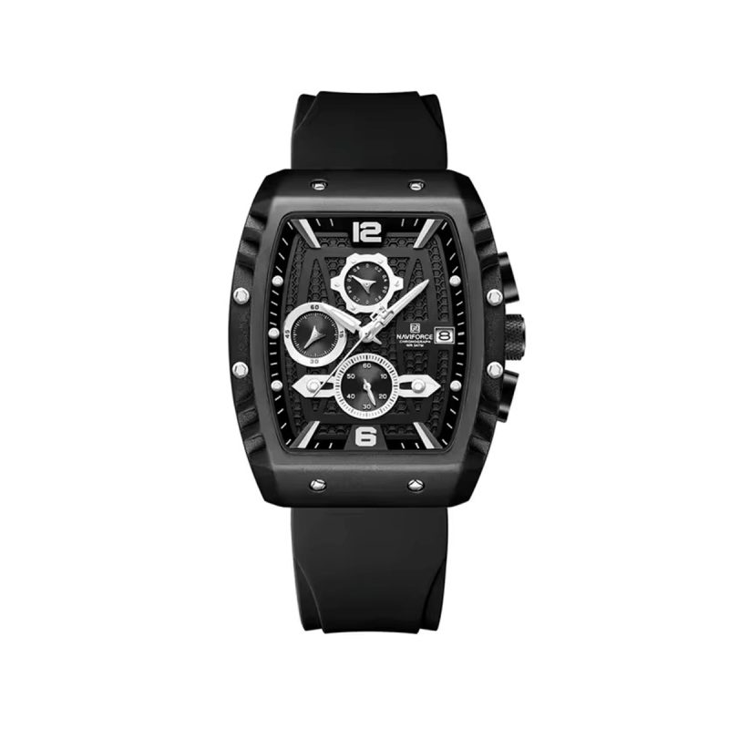 NAVIFORCE 8025 Multi-function Chronograph Watch-Black