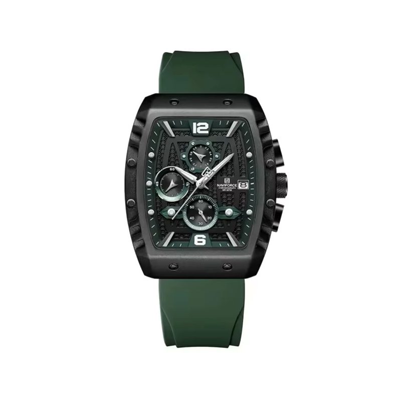 NAVIFORCE 8025 Multi-function Chronograph Watch-Green