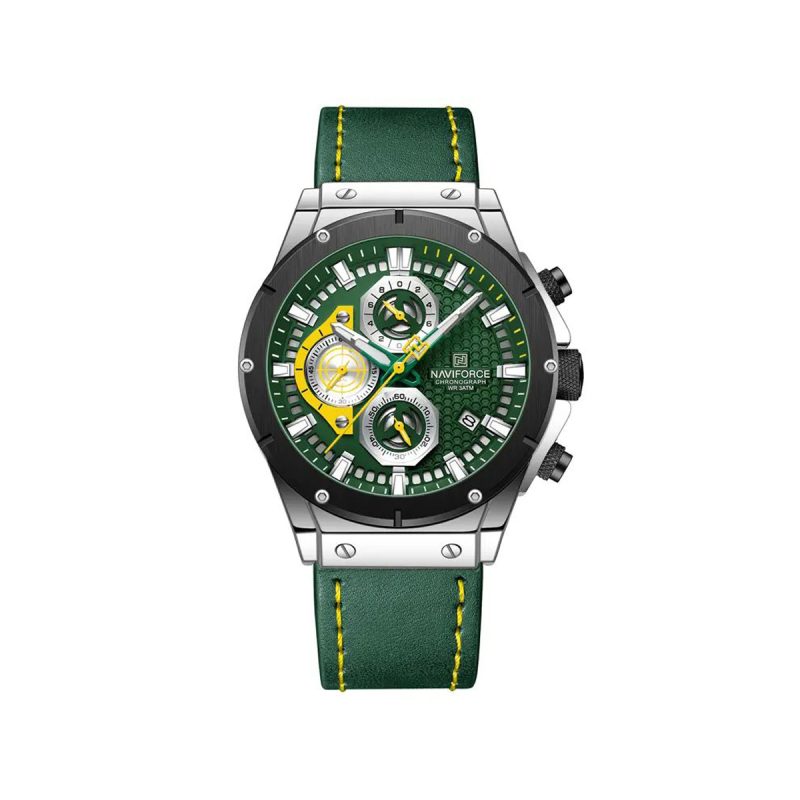 Naviforce 8027 Chronograph Novice Edition Men’s Watch-Green