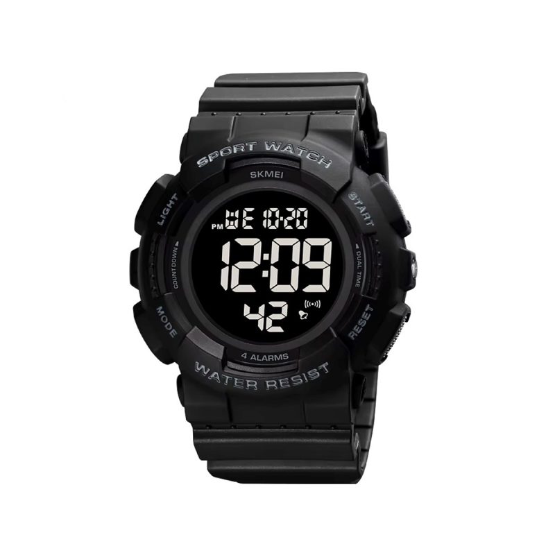 SKMEI 2081 Electronic Waterproof Sports Watch-Black